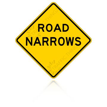 MUTCD W5-1 Road Narrows